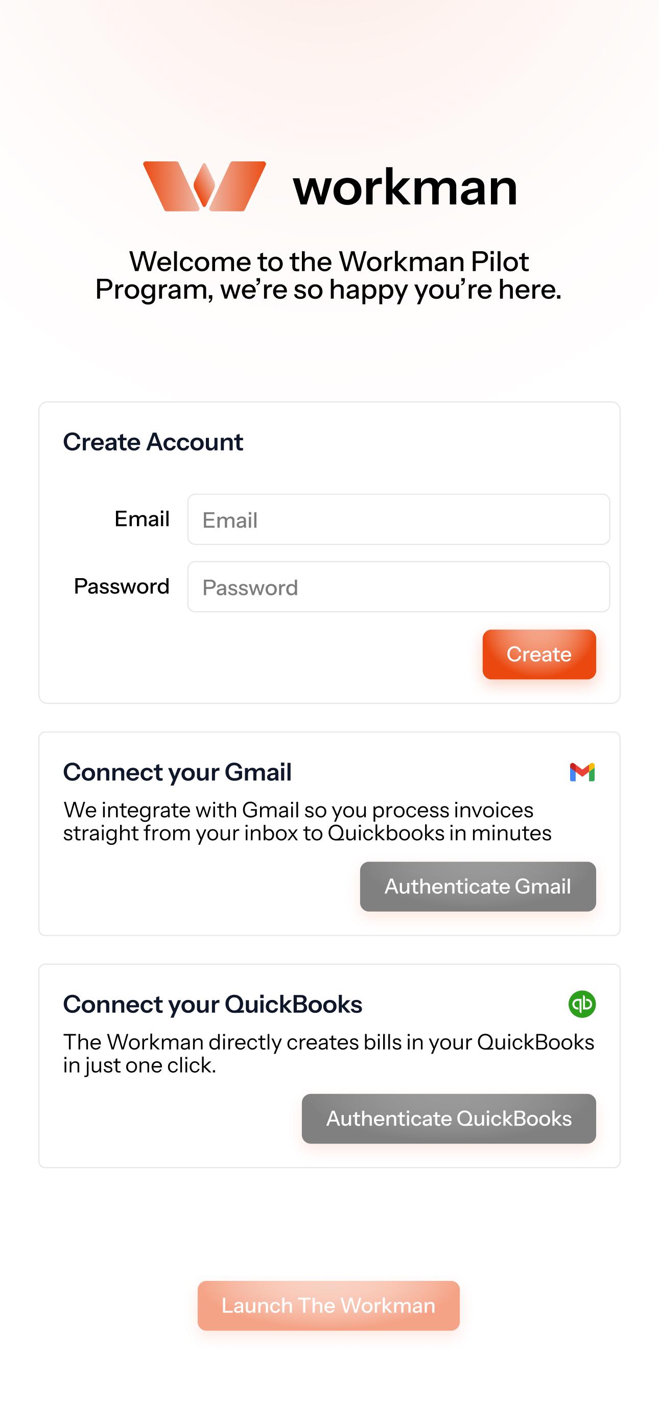 Construction Platform Onboarding